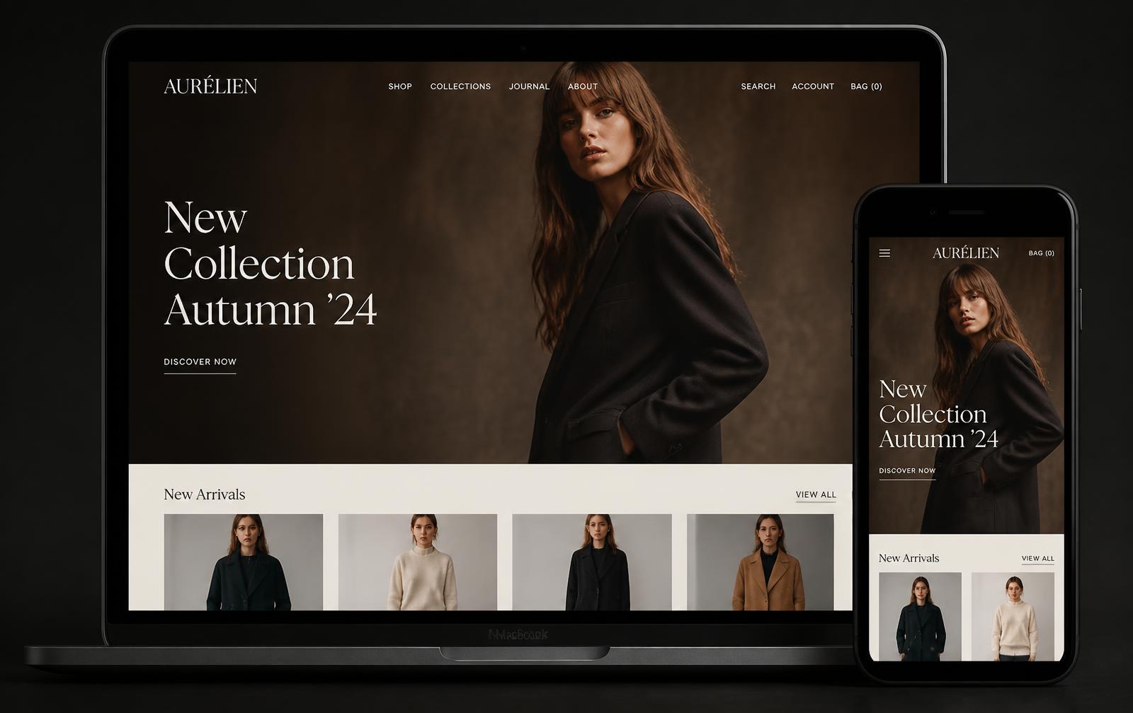 Aurélien website concept